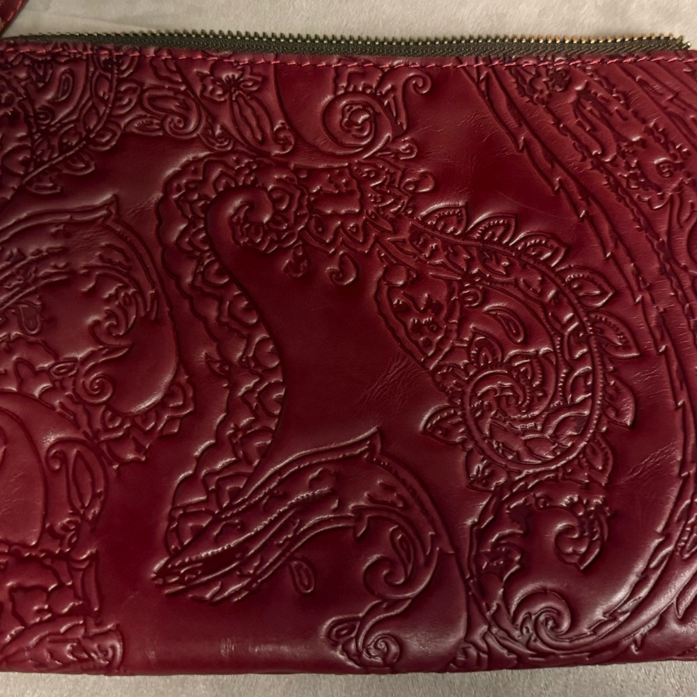 Patricia Nash Deep Raspberry Clutch